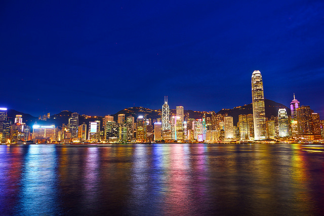 香港夜景 去香港怎麼能不衝夜景呢 最美夜景港口 維多利亞港 羅賓的攝影漫步